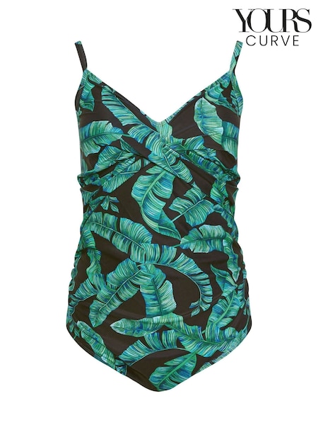 Yours Curve Green Maternity Twist Front Swimsuit (F97104) | €56