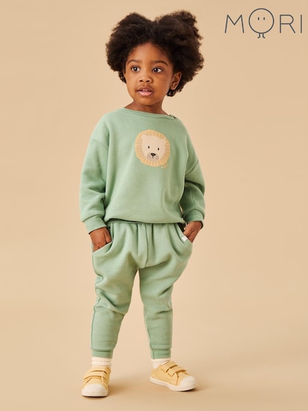 Mori Green 100% Cotton Comfy Joggers (F97217) | R$ 235 - R$ 255