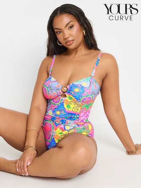 Rosa - Yours Curve Shell Bandeau Swimsuit (F97299) | 60 €