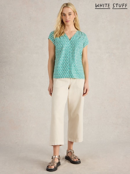 White Stuff Green Rae Top (F97381) | R$ 445