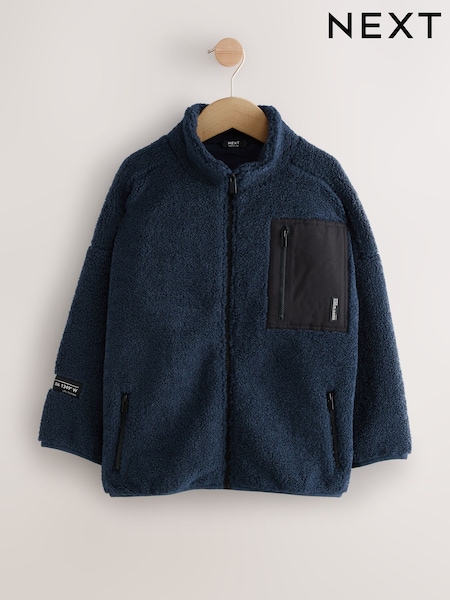 Blue Zip Through Fleece (3-16yrs) (F97601) | 124 QAR - 148 QAR