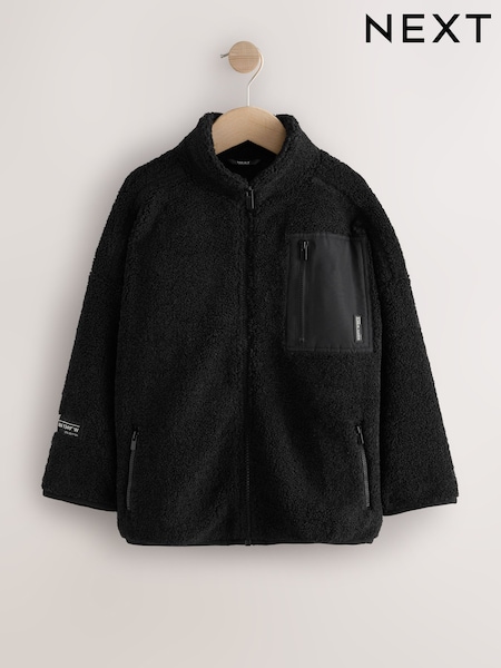 Black Zip Through Fleece (3-16yrs) (F97606) | €38 - €45