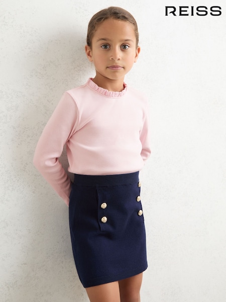 Reiss Pink Flora T-Shirt (F97895) | AED130