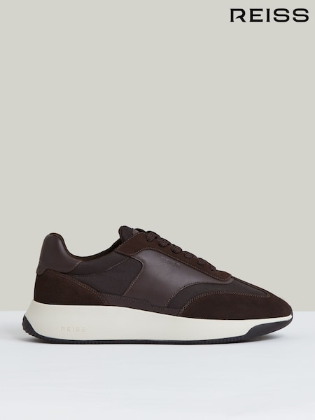 Marron chocolat - Baskets Reiss Emmett (F97938) | € 174