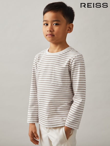 Reiss Off White/Camel Kenny T-Shirt (F97962) | €37