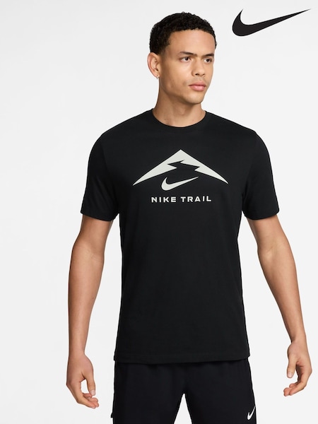 Nike Black Dri-FIT Trail Running T-Shirt (F98063) | €47