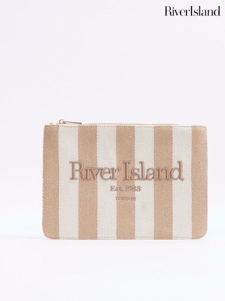 River Island Striped Beach Pouch Bag (F98083) | €24