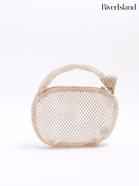 River Island Pink Diamante Scoop Bag (F98114) | €29