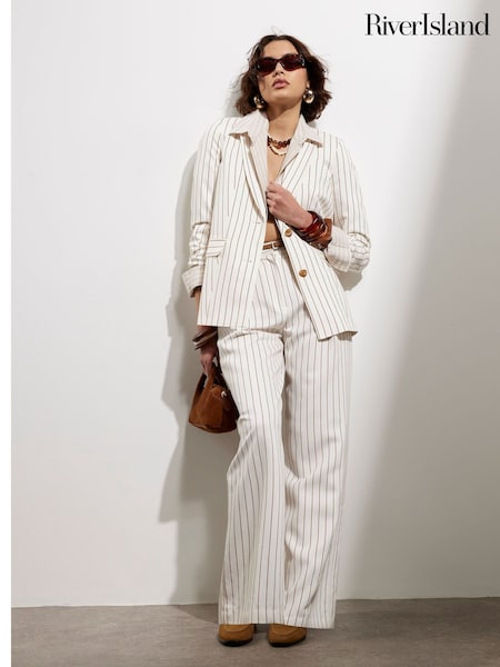 River Island Stripe Oversized Blazer (F98120) | €91