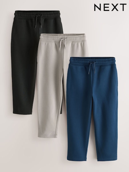 Multi 3pk Non Cuff Joggers (3-16yrs) (F98144) | €35 - €56