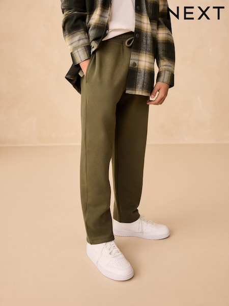 Khaki Green Regular Fit Regular Fit Non Cuff Joggers (3-16yrs) (F98161) | R$ 80 - R$ 125