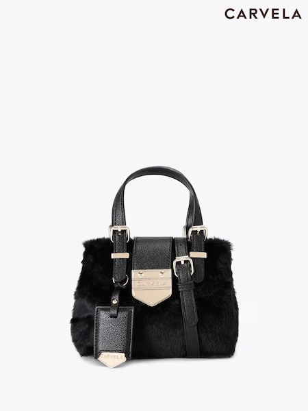 Carvela Maria Micro Faux Fur Bag (F98175) | €113