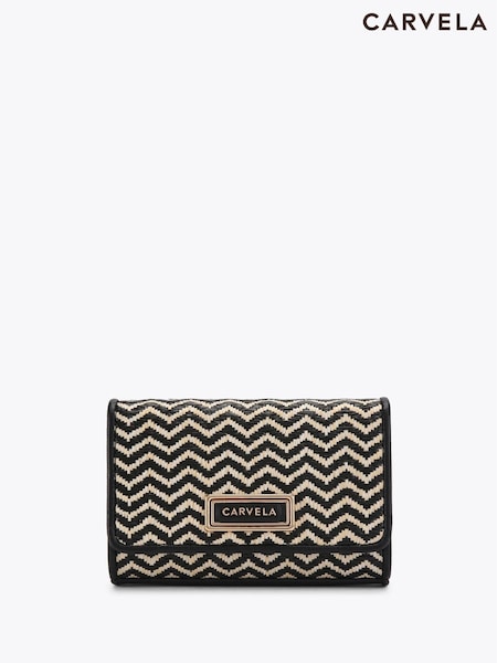 Carvela Capri Weave Black Clutch Bag (F98233) | 139 €