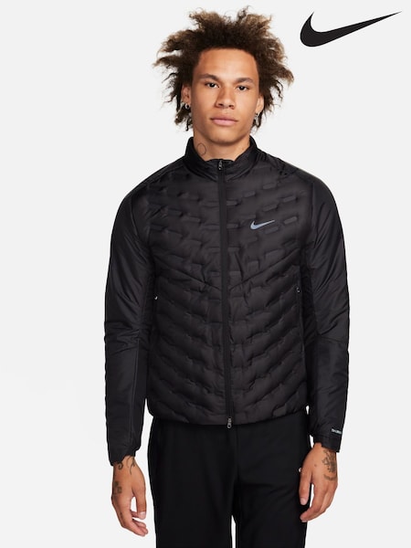 Nike Black Therma-FIT ADV AeroLoft Repel Down Running Jacket (F98260) | €325