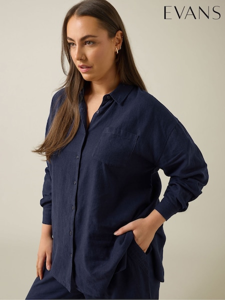 Albastru - Evans Black/Grey Rich Shirt (F98268) | 290 LEI