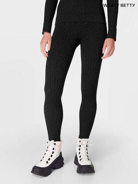 Sweaty Betty Black Animal Base Layer Leggings (F98361) | €106