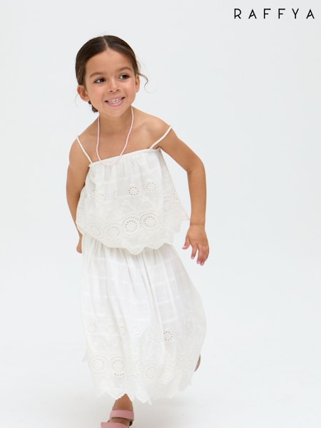 Raffya Ruffa Co-Ord 100% Cotton Top (F98442) | 238 LEI