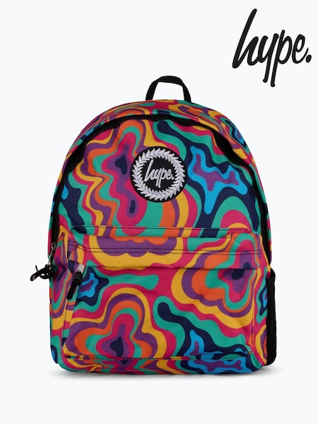Hype. Unisex Multi Peace And Love Black Backpack (F98576) | 47 €