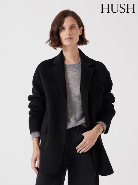 Musta - Hush Pure Wool Double Faced Blazer (F98728) | €284