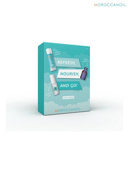 Moroccanoil Refresh Nourish and Go Light Tones Gift Set (F98818) | €40