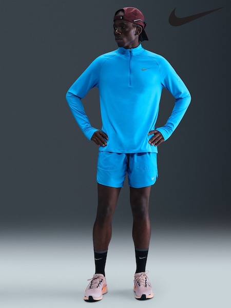 Nike Hero Blue Dri-FIT Stride Half Zip Midlayer Running Top (F98869) | €79