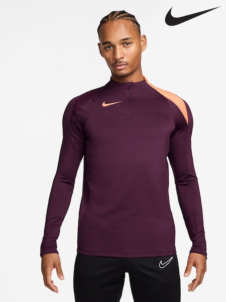 Nike Bordeaux Burgundy Strike Total 90 Drill Top (F98907) | €69
