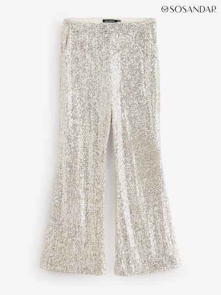 Sosandar Gold Sequin Trousers (F98942) | €78