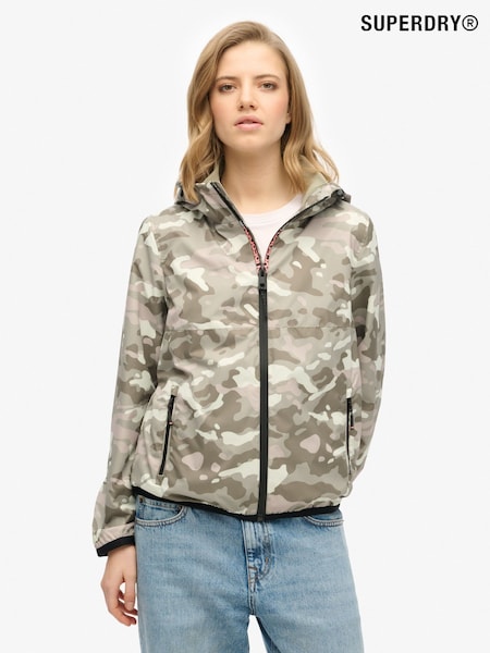 Superdry Green Hooded Logo Windbreaker Jacket (F98981) | €106