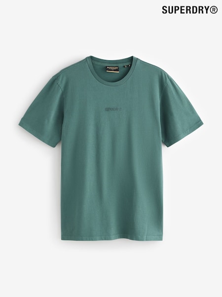 Superdry Green Micro Logo T-Shirt (F99019) | €35