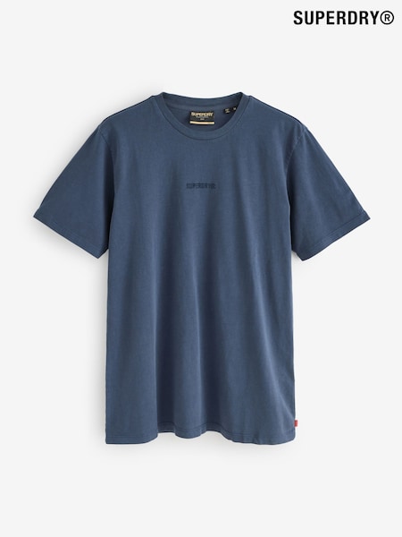 Superdry Navy Blue Micro Logo T-Shirt (F99033) | €41