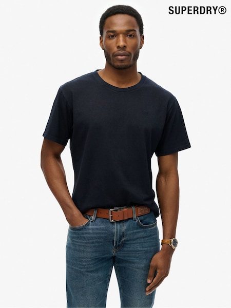 Superdry Blue Essentials Relaxed 100% Cotton T-Shirt (F99043) | AZN 58