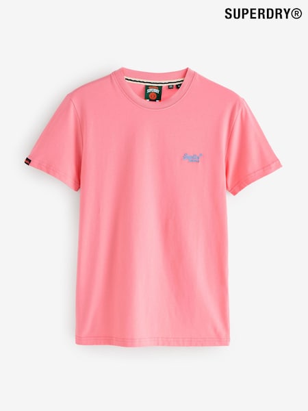 Pink - Superdry Essential Logo Emb T-Shirt (F99055) | 30 €