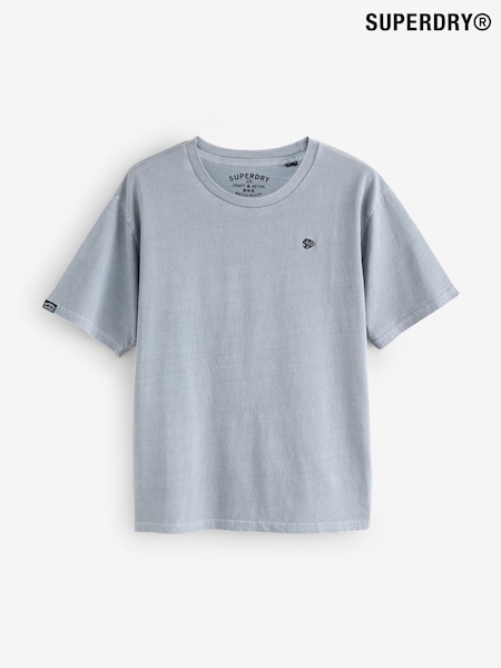 Superdry Navy Blue Essentials Relaxed 100% Cotton T-Shirt (F99072) | €29