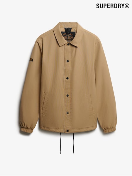 Superdry Brown Nylon Coach Jacket (F99083) | €89