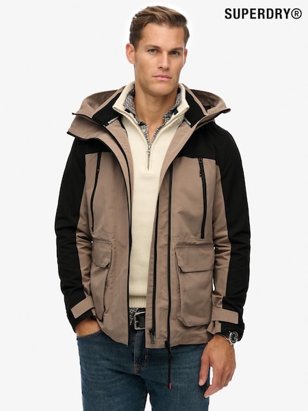 Superdry Grey Hooded Ultimate Embroidered Windbreaker (F99092) | €144