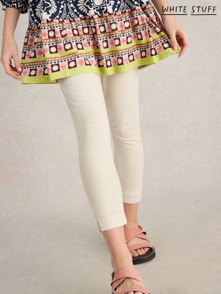 White Stuff Natural Janey Crop Jeggings (F99100) | R$ 415