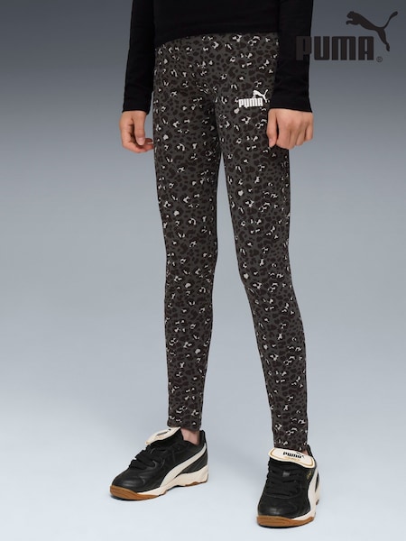 Puma Black Girls Essential Animal Leggings (F99104) | 124 QAR - 148 QAR
