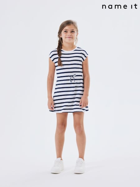 Name It Jersey Striped Short Sleeve Dress (F99109) | 17 €