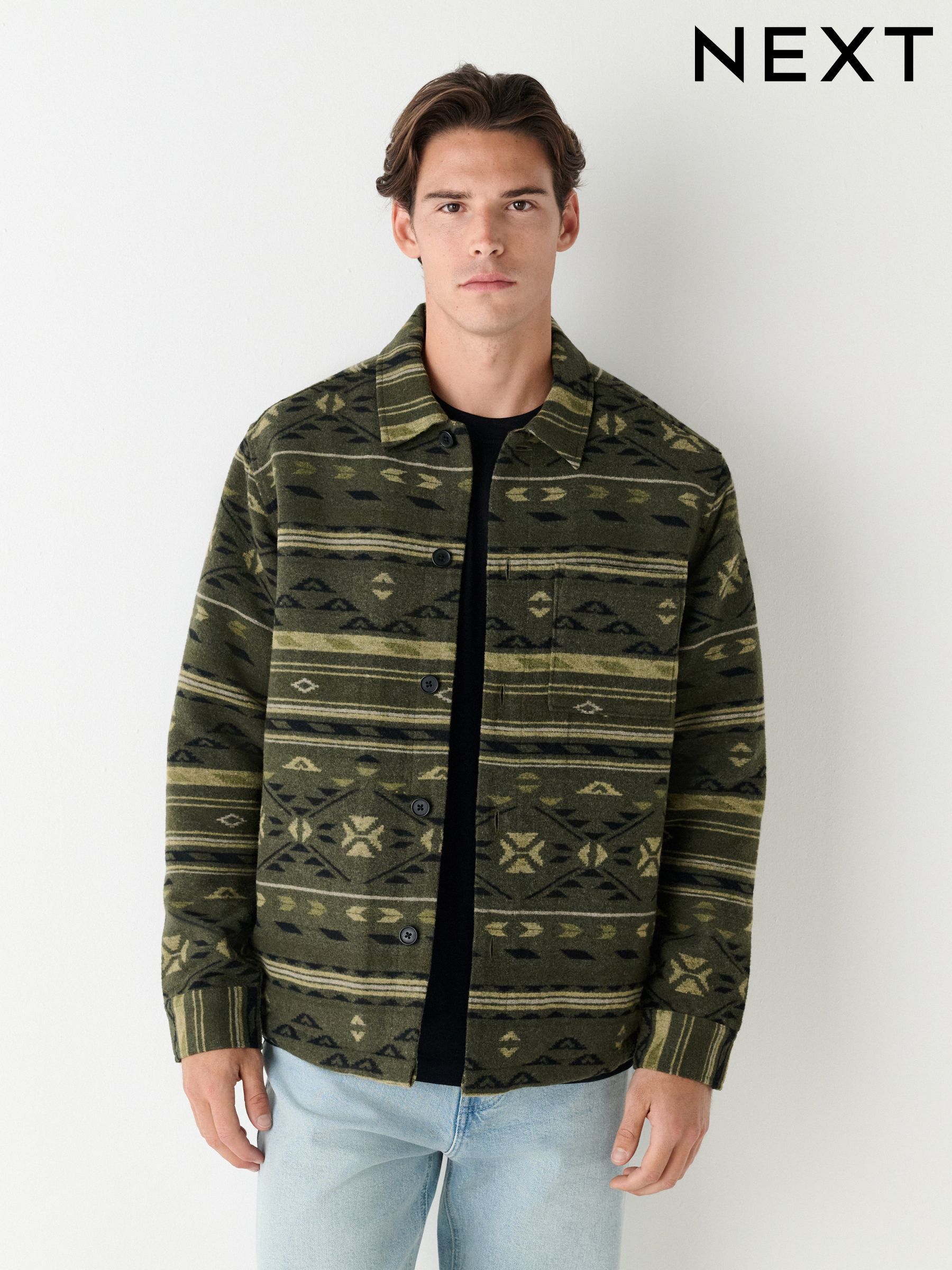 Buy Men's Jackets Clearance Green Online | Next Romania