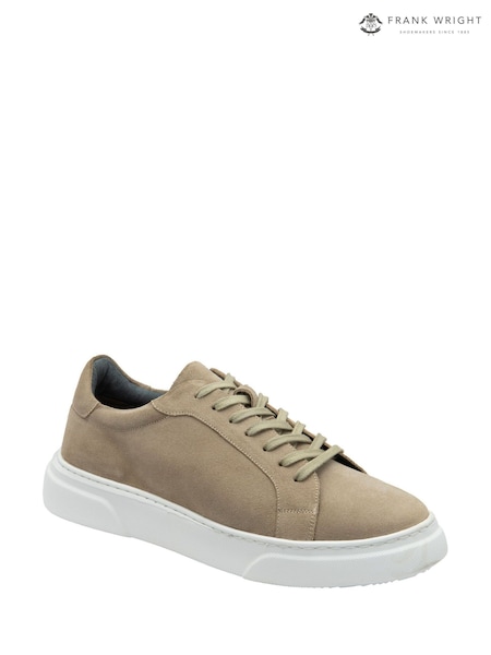 Frank Wright Brown Mens Suede Lace-Up Trainers (F99184) | €99