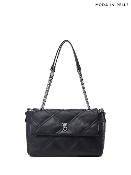 Moda In Pelle Bea Quilted Black Cross-body Bag (F99278) | kr1 470