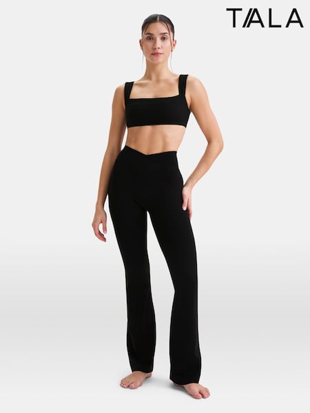 TALA Black DayFlex Ruched Strap Bandeau Bra (F99460) | ₪211