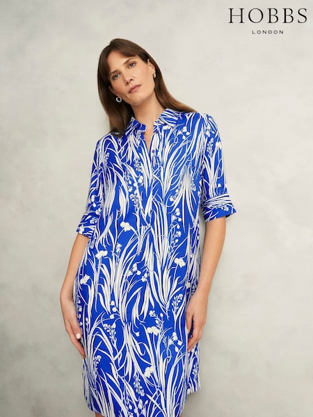 Hobbs Blue Marciella Dress (F99511) | €199