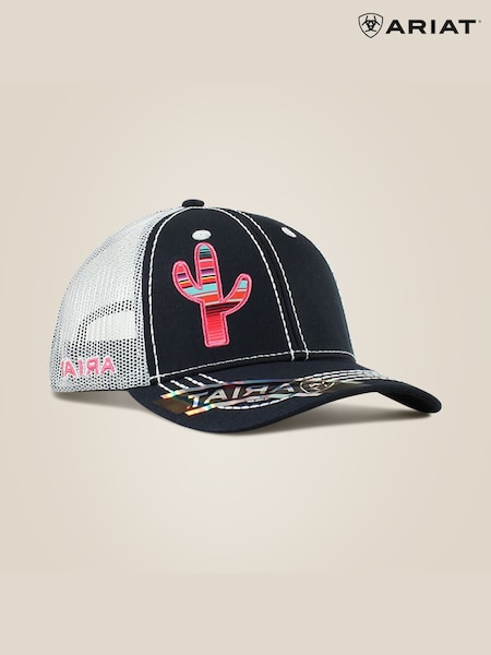 Ariat Blue Serape Cactus Trucker 100% Cotton Cap (F99580) | kr740