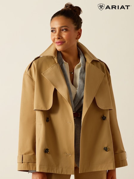 Ariat Natural Staunton A-Line Trench Coat (F99592) | €243