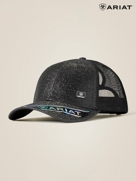Ariat Messy Bun Glitter Black Cap (F99643) | kr740