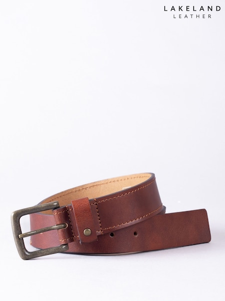 Lakeland Leather Brown Eskin Belt (F99767) | ₪176