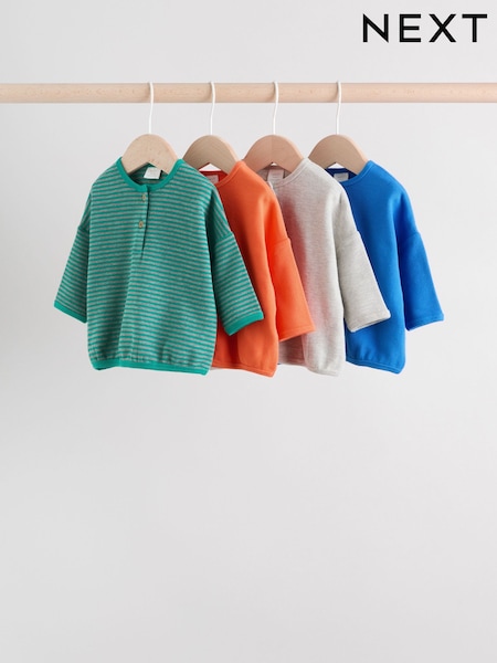 Bright - Baby Long Sleeve T-Shirts 4 Pack (0mths-2yrs) (F99804) | € 22 - € 25