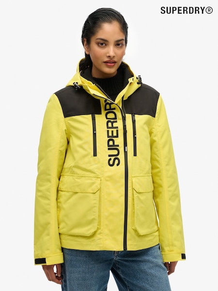 Superdry Yellow Colour Block Ultimate Windbreaker Jacket (F99822) | €128