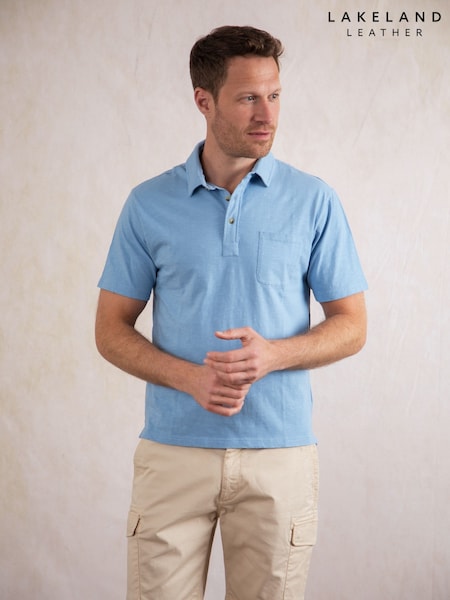 Sininen kromi - Lakeland Clothing Purple Newlands Pocket Polo Shirt (F99875) | €63
